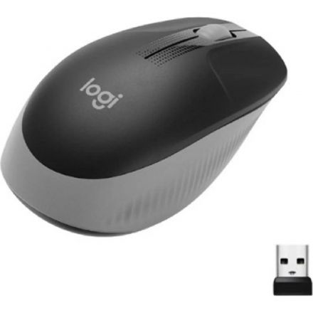 Мышь компьютерная LOGITECH (910-005906) беспроводная/1000 dpi/3кн/M190 Grey