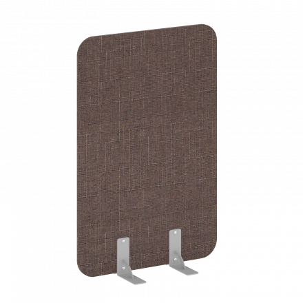 R-line soft Перегородки на металлических опорах на фетровых подпятниках AP.F-80-120 Romeo 04/Серый металл 800*18*1200