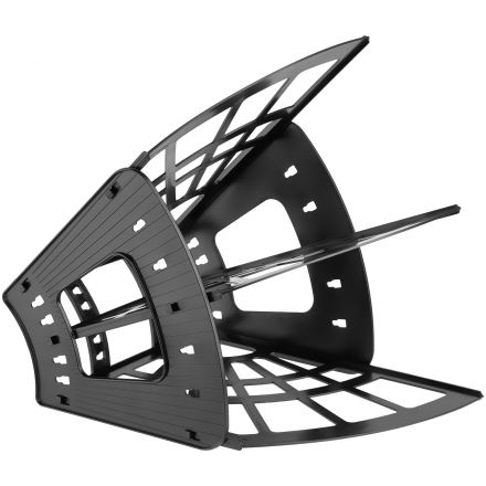 Лоток для бумаг веерный СТАММ "Эконом", 3-х секционный, черный Лоток для бумаг веерный СТАММ "Эконом", 3-х секционный, черный