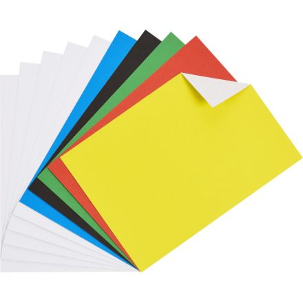 Набор цветного и белого картона №1School 5л.5цв.+5л.А4 мелованный ColorPics