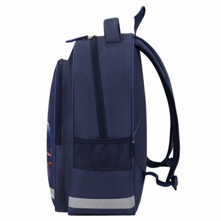 Рюкзак ПИФАГОР SCHOOL, 1 отделение, 3 кармана, "Speed bolid", 38x28х14 см, 273170