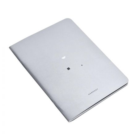 Бизнес-тетрадь А5, 40л. клетка, скрепка, 150х210мм Minimalism серый N2506 Бизнес-тетрадь А5, 40л. клетка, скрепка, 150х210мм Minimalism серый N2506