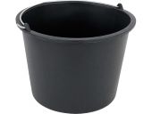 Ведро 12л. строительная, круглое, с ручкой металл цв. чёрный
