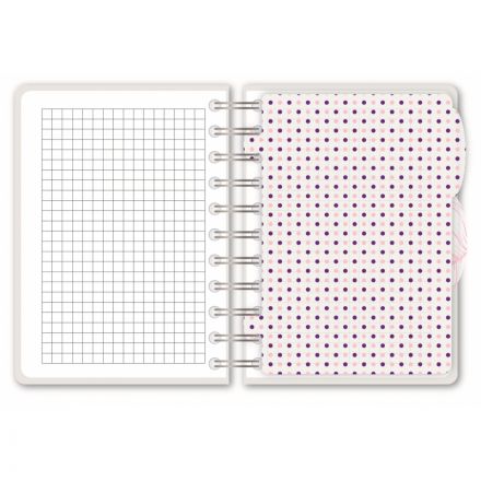 Бизнес-тетрадь А6,120л,кл,спир,пласт Attache Selection Flower Dreams 876753