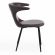 Стул Tetchair FLAIR (mod. 9020), экокожа/металл, 60 х 56 х 78 см , коричневый 1/черный