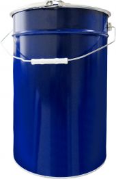 Ведро металл 27л. крышка-обруч синий Ведро металл 27л. крышка-обруч синий