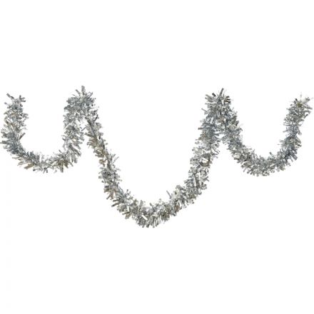 Мишура диаметр 9 см, 2 м серебро SDMT-HT-005