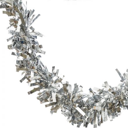 Мишура диаметр 9 см, 2 м серебро SDMT-HT-005