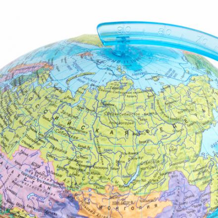Глобус интерактивный + очки VR политический, Globen, 32 см, рельефный, с подсветкой, INT13200315