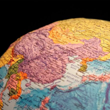 Глобус интерактивный + очки VR политический, Globen, 32 см, рельефный, с подсветкой, INT13200315