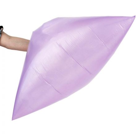 Мешки для мусора ПВД 30л 50х60см 18мкм фиолетовый 20 шт/рул с завязками, ТЯ