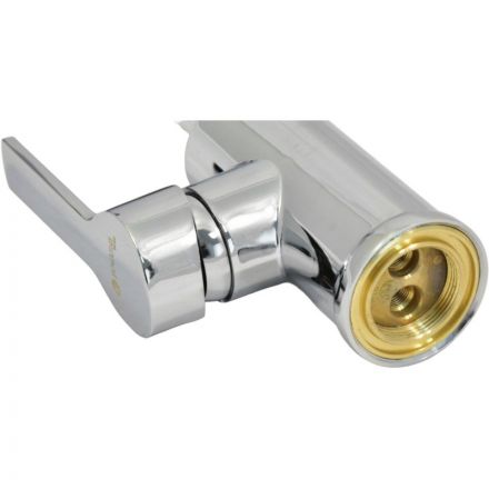 Смеситель для мойки TZ_ одноручный Juguni Luxe,(Черный) 0402.486