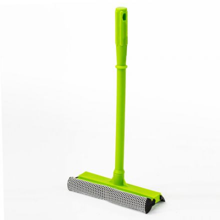 Окномойка ЛЮБАША, пластиковая ручка 40 см, рабочая часть 20 см (стяжка, губка, ручка), 603614 Окномойка ЛЮБАША, пластиковая ручка 40 см, рабочая часть 20 см (стяжка, губка, ручка), 603614