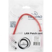 Патч-корд UTP Cablexpert PP12-0.25M/R кат.5e, 0.25м, красный