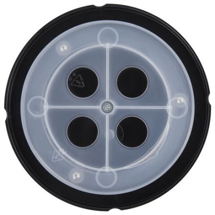 Подставка-органайзер STAFF "Octet", 4-8 отделений (трансформер), вращающаяся, черная, 238321