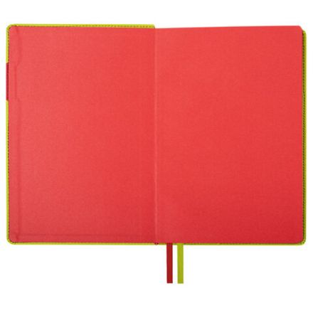 Ежедневник недатированный А5 (138х213 мм), BRAUBERG "AIM", под кожу 136 л., светло-зеленый, 113417