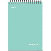 Блокнот Attache Акварель гребень картон А5 60л бирюзовый Блокнот Attache Акварель гребень картон А5 60л бирюзовый