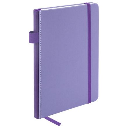Блокнот А5 135x212 мм BRAUBERG "Edge", под кожу, резинка, держатель, 80 л., клетка, сиреневый, 117150 Блокнот А5 135x212 мм BRAUBERG "Edge", под кожу, резинка, держатель, 80 л., клетка, сиреневый, 117150