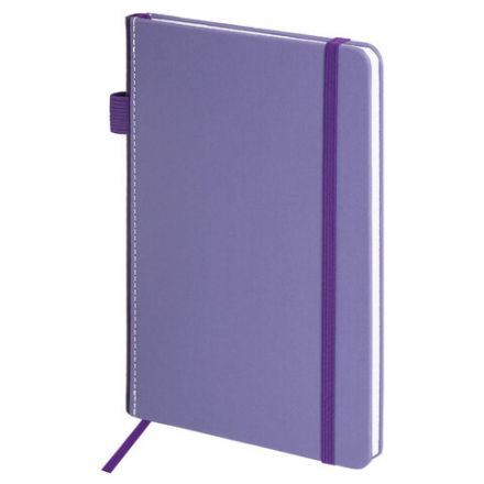 Блокнот А5 135x212 мм BRAUBERG "Edge", под кожу, резинка, держатель, 80 л., клетка, сиреневый, 117150 Блокнот А5 135x212 мм BRAUBERG "Edge", под кожу, резинка, держатель, 80 л., клетка, сиреневый, 117150