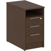 Тумба приставная Metal System опорная Б.ТП-1 412x720x750 Венге Цаво