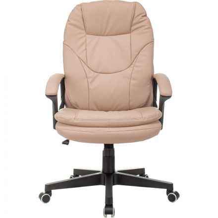 Кресло VB_Бюрократ CH-868N бежевый эко.кожа крестов. пластик Кресло VB_Бюрократ CH-868N бежевый эко.кожа крестов. пластик