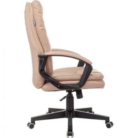 Кресло VB_Бюрократ CH-868N бежевый эко.кожа крестов. пластик Кресло VB_Бюрократ CH-868N бежевый эко.кожа крестов. пластик