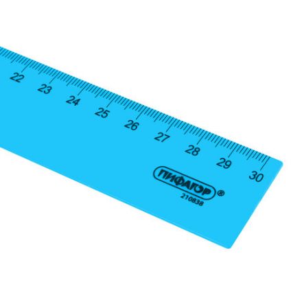 Линейка пластиковая 30 см ПИФАГОР, неоновая, ассорти, 210838 Линейка пластиковая 30 см ПИФАГОР, неоновая, ассорти, 210838