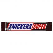 Шоколадный батончик Snickers Super, 80г Шоколадный батончик Snickers Super, 80г