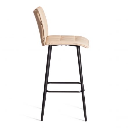 Барный стул Bari/Бари экокожа , бежевый, 45х56х110 см Барный стул Bari/Бари экокожа , бежевый, 45х56х110 см