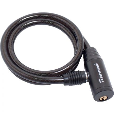 Замок велосипедный тросовый_УЗК Аллюр ВС-Т 8 (800мм) сталь/пластик (2кл)