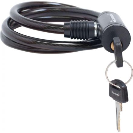 Замок велосипедный тросовый_УЗК Аллюр ВС-Т 8 (800мм) сталь/пластик (2кл)