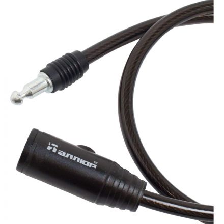 Замок велосипедный тросовый_УЗК Аллюр ВС-Т 8 (800мм) сталь/пластик (2кл)