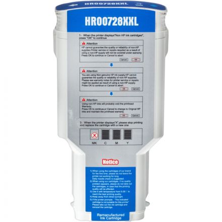 Картридж струйный Комус 728 F9K17A гол. 300мл для DJ T730/T830