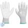 Перчатки защитные нейлоновые с п/у покр. JetaSafetyJP011w белый рXL 12 п/уп