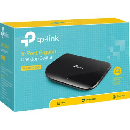 Коммутатор TP-Link TL-SG1005D (L2) 5x1Гбит/с неуправляемый