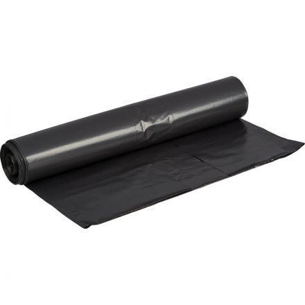 Мешки для мусора ПВД 240л 65мкм 10шт/рул черные 85х130см Комус