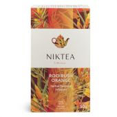 Чай NIKTEA "Ройбуш Оранж" травяной со вкусом апельсина, 25 пакетиков в конвертах по 2 г, TALTHA-DP0058 Чай NIKTEA "Ройбуш Оранж" травяной со вкусом апельсина, 25 пакетиков в конвертах по 2 г, TALTHA-DP0058