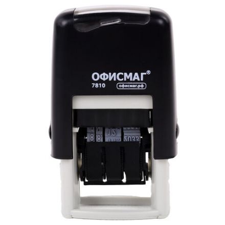 Датер-мини ОФИСМАГ, месяц цифрами, оттиск 22х4 мм, "Printer 7810 BANK", 271926