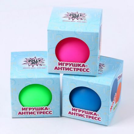 Игрушка-антистресс "ШАР", 10 см, ассорти 4 цвета, дисплей, JOLLY JOT (ДЖОЛЛИ ДЖОТ), 665812 Игрушка-антистресс "ШАР", 10 см, ассорти 4 цвета, дисплей, JOLLY JOT (ДЖОЛЛИ ДЖОТ), 665812