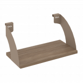Навесные полки. Кронштейны+ЛДСП полка 400мм MAN-41-4 Дуб аризона/Мокко металл 400*220*200 Навесные полки. Кронштейны+ЛДСП полка 400мм MAN-41-4 Дуб аризона/Мокко металл 400*220*200