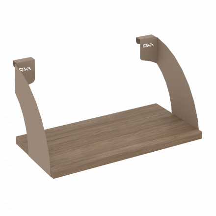 Навесные полки. Кронштейны+ЛДСП полка 400мм MAN-41-4 Дуб аризона/Мокко металл 400*220*200 Навесные полки. Кронштейны+ЛДСП полка 400мм MAN-41-4 Дуб аризона/Мокко металл 400*220*200