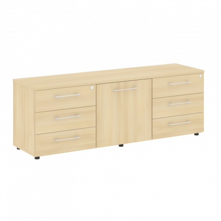 Yalta Тумба модульная LT.TS-3.2 (L) Акация 1642*450*580 Yalta Тумба модульная LT.TS-3.2 (L) Акация 1642*450*580