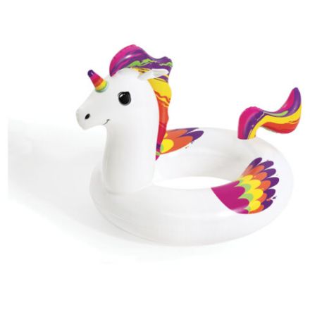 Надувной круг для плавания "Волшебный Единорог" 119х91 см, от 10 лет, BESTWAY, 36159