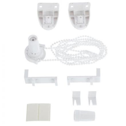 Рулонная штора ARX_Блэкаут Шалюр Белый 100x160 Мини