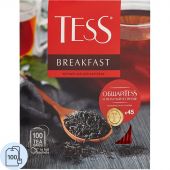 Чай Tess Breakfast черный 100 пакетиков