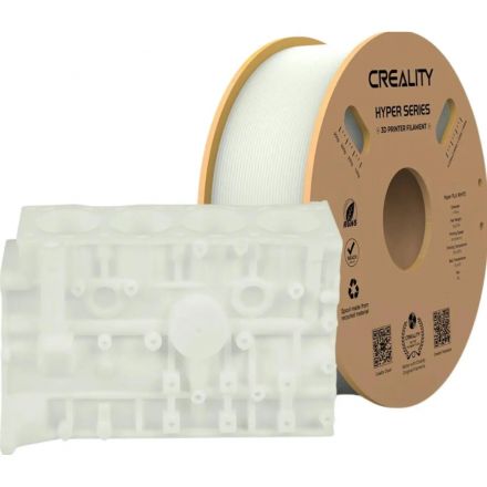 Катушка Hyper PLA-пластика Creality 1.75 мм 1кг., белая (3301010335)