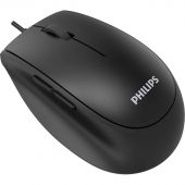 Мышь компьютерная Philips (SPK7327B/60)провод 5кн USB2.0 1600dpi бесш. черн