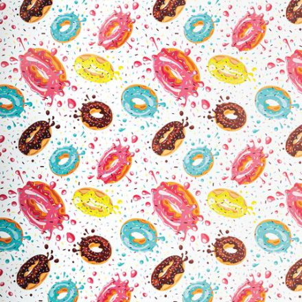 Бумага упаковочная подарочная мелованная "Sweet Life", 70х100 см, 10 дизайнов ассорти, ЗОЛОТАЯ СКАЗКА, 591920