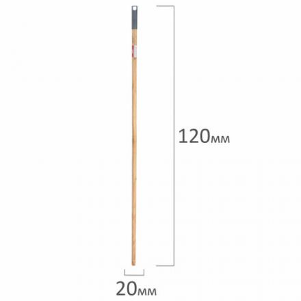 Черенок рукоятка для уборочного инвентаря 120 см, еврорезьба, деревянный (ЭВКАЛИПТ) лакированный, d=2,2 см, YORK, 91280 Черенок рукоятка для уборочного инвентаря 120 см, еврорезьба, деревянный (ЭВКАЛИПТ) лакированный, d=2,2 см, YORK, 91280