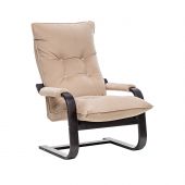 Кресло-трансформер Leset Оливер, Венге текстура, V18 бежевый, Ткань Велюр